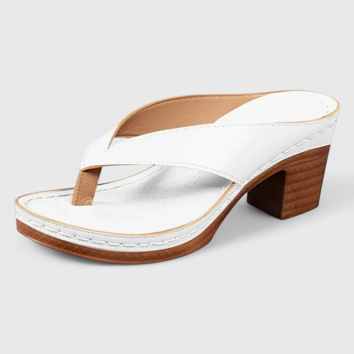 Women's Thong Heeled Sandals