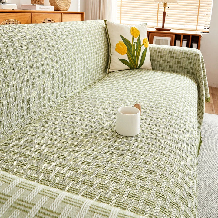 Woven Sofa Cover Throw | Protective Draping | Living Room & Lounge