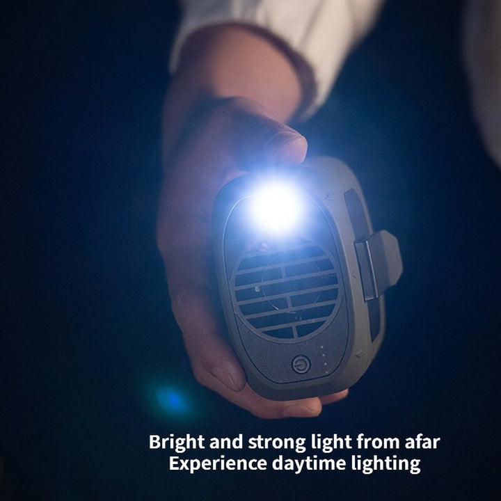 Clip Fan | 8000mAh Power Bank, LED Light | Camping & Hiking