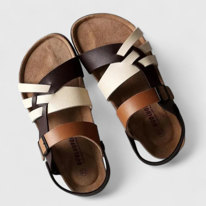 Multi-Strap Slingback Sandals
