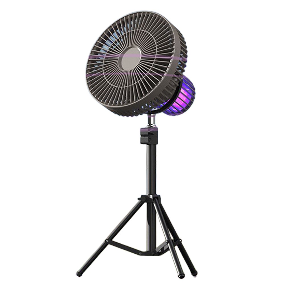 Portable Tripod Fan with Mood Light & Remote Control