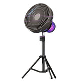 Portable Tripod Fan with Mood Light & Remote Control