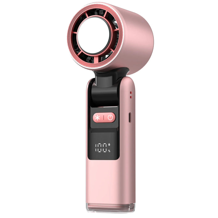 Portable Mini Fan | 100 Speeds, Foldable & USB Rechargeable | Desk & Travel 