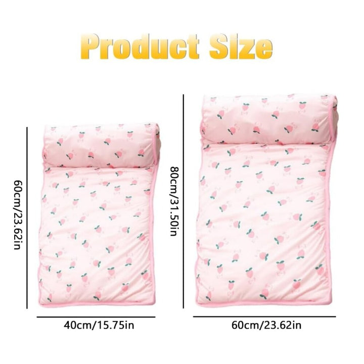 Pet Cooling Mat | Ice Silk Breathable Relief | Travel Car & Bed