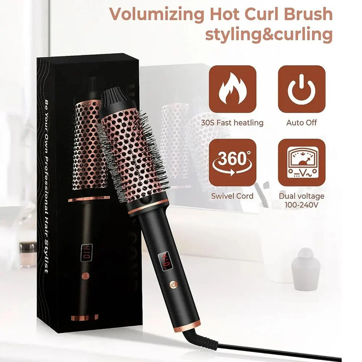 3in1 Ionic Hair Styler │ Ceramic Frizz Protection │ Daily Blowout │ Black