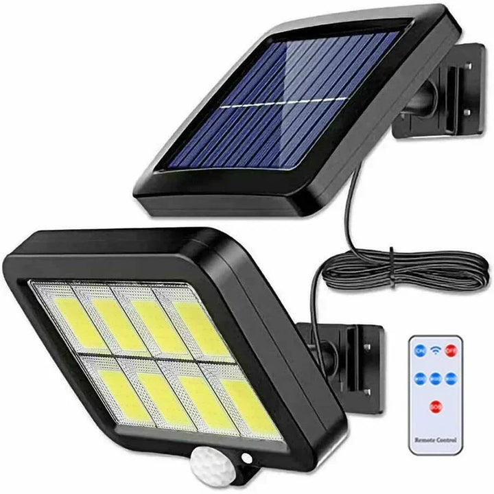 Solar Motion Sensor Security Light Ultra-Bright Outdoor Floodlight