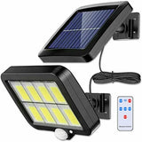 Solar Motion Sensor Security Light Ultra-Bright Outdoor Floodlight