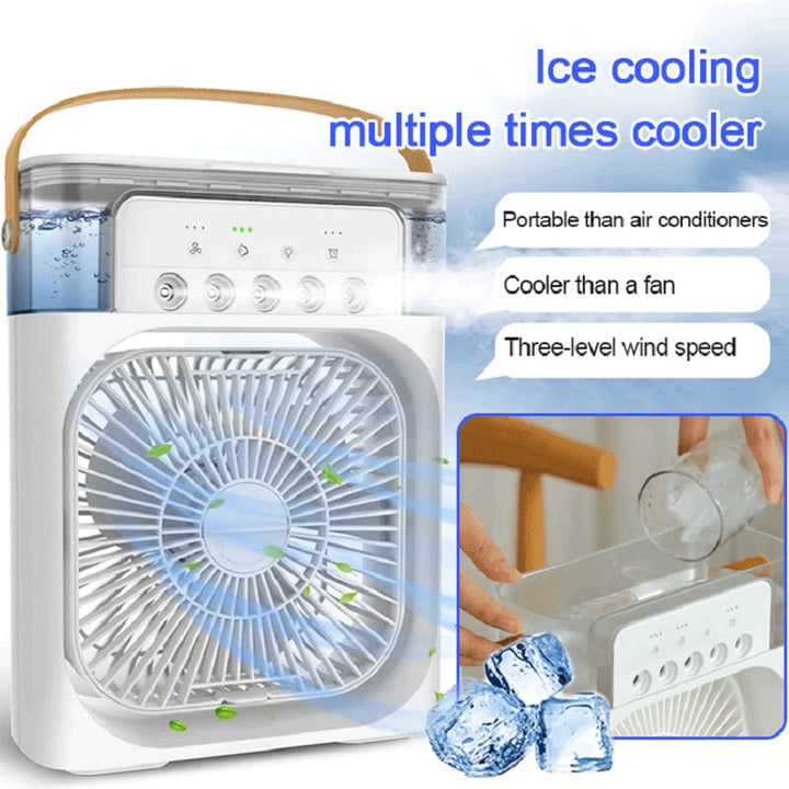Portable 3-Speed Desktop Air Cooler Mist Cooling Fan