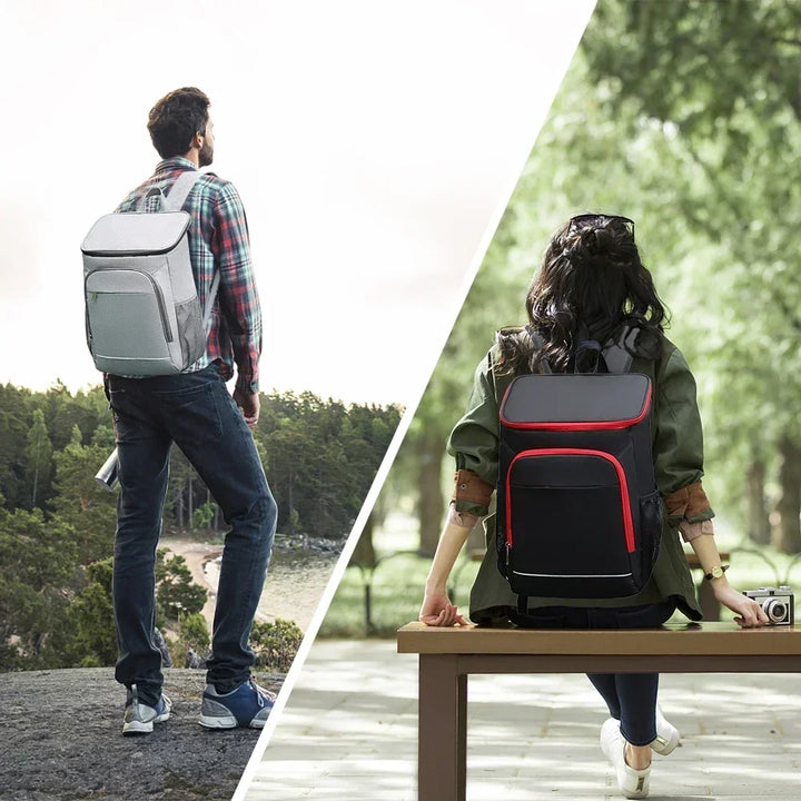 Insulated Cooler Backpack │ Leakproof, Keeps Cold │ Hiking & Picnics