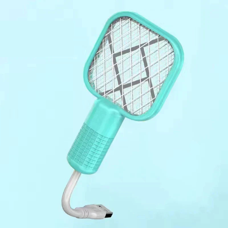 USB Mini Mosquito Zapper Lamp | UV Light Trap & Swatter | Bedroom