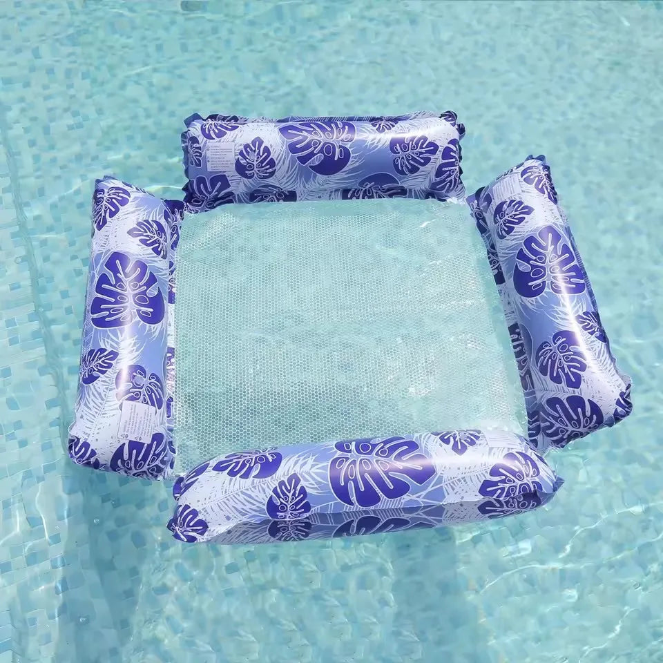 Inflatable Water Hammock | Cooling Mesh Seat | Pool & Lake Lounge