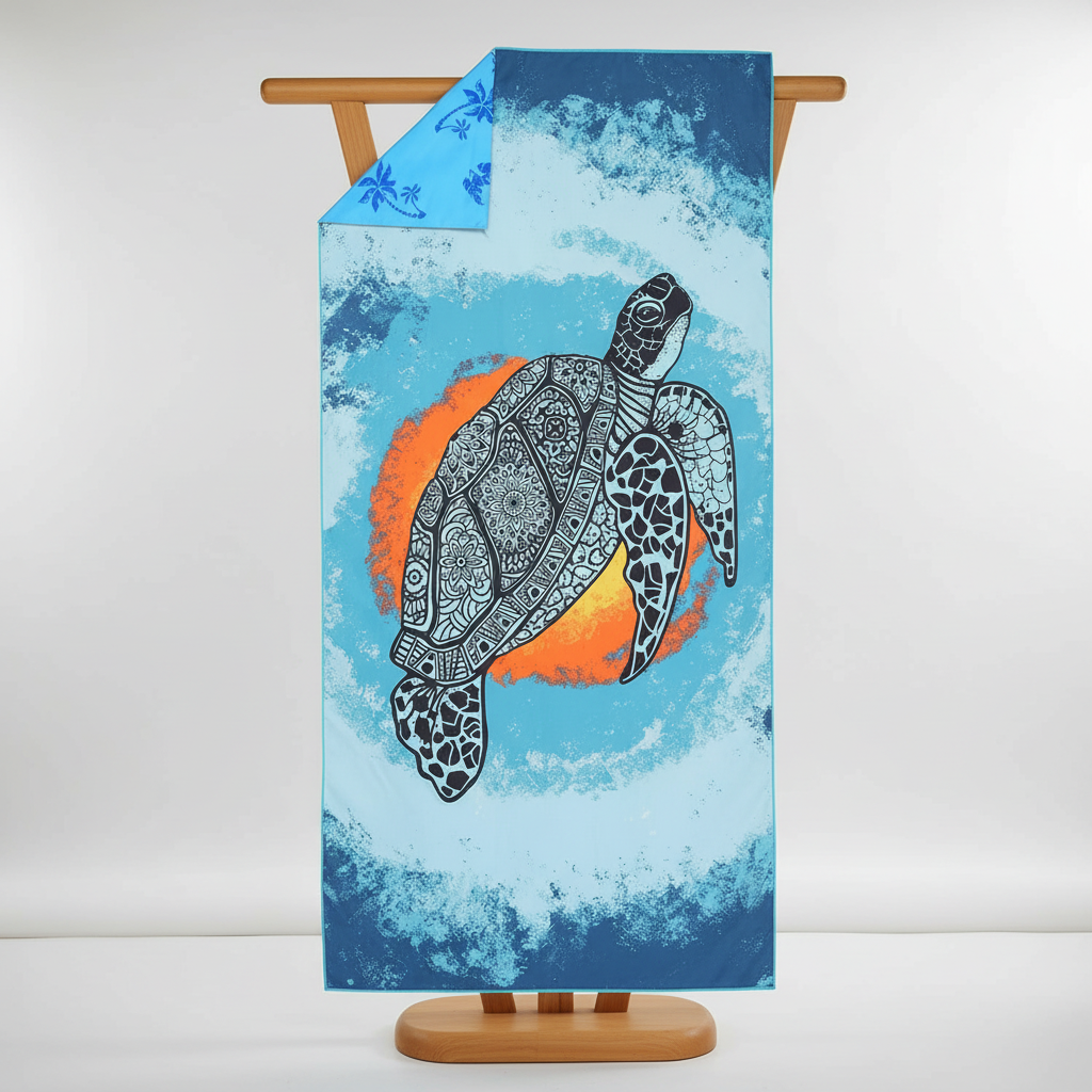 Patterned Beach Towel | Sand Free Quick Dry | Pool Lounge