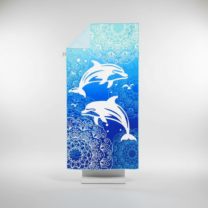 Patterned Beach Towel | Sand Free Quick Dry | Pool Lounge