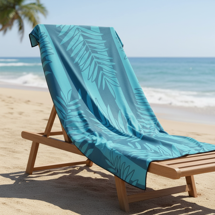 Patterned Beach Towel | Sand Free Quick Dry | Pool Lounge