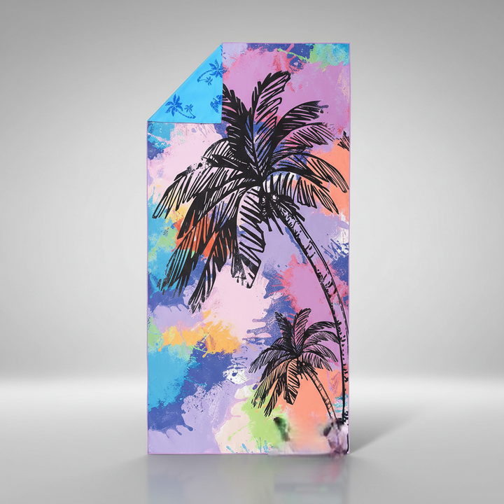 Patterned Beach Towel | Sand Free Quick Dry | Pool Lounge