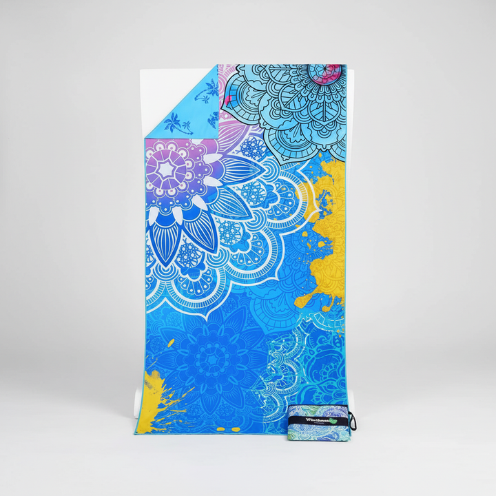 Patterned Beach Towel | Sand Free Quick Dry | Pool Lounge