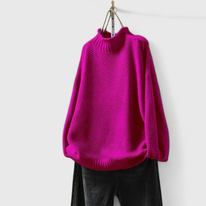 Covernorth Women's Oversized Knit Turtleneck Sweater