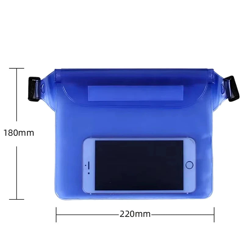 Waterproof Waist Pouch │ Dry Bag with Triple Seal Protection │ Beach & Swimming