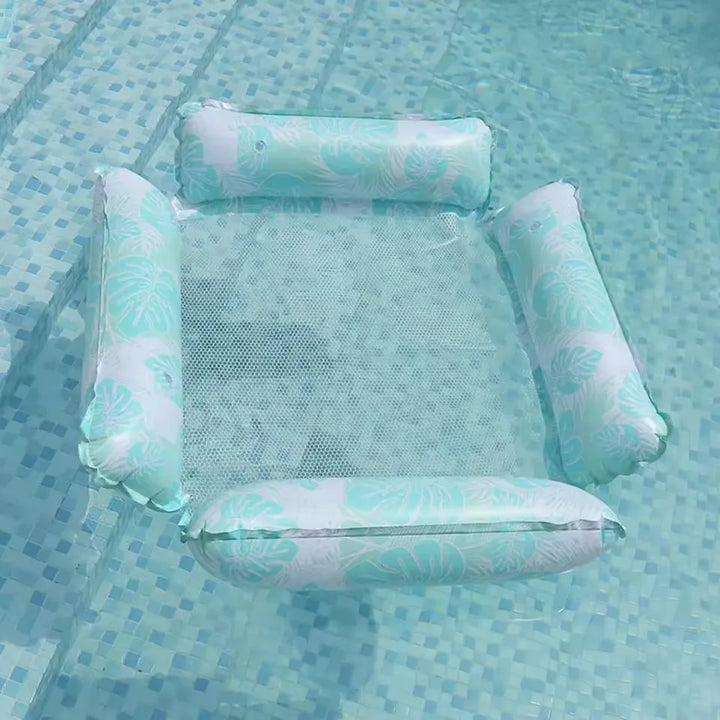 Inflatable Water Hammock | Cooling Mesh Seat | Pool & Lake Lounge