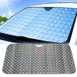Car Sunshade | Blocks UV Rays, Keeps Car Cool | Front Window | Silver