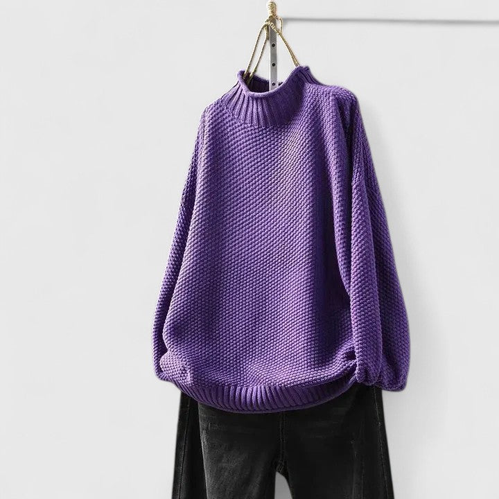 Covernorth Women's Oversized Knit Turtleneck Sweater