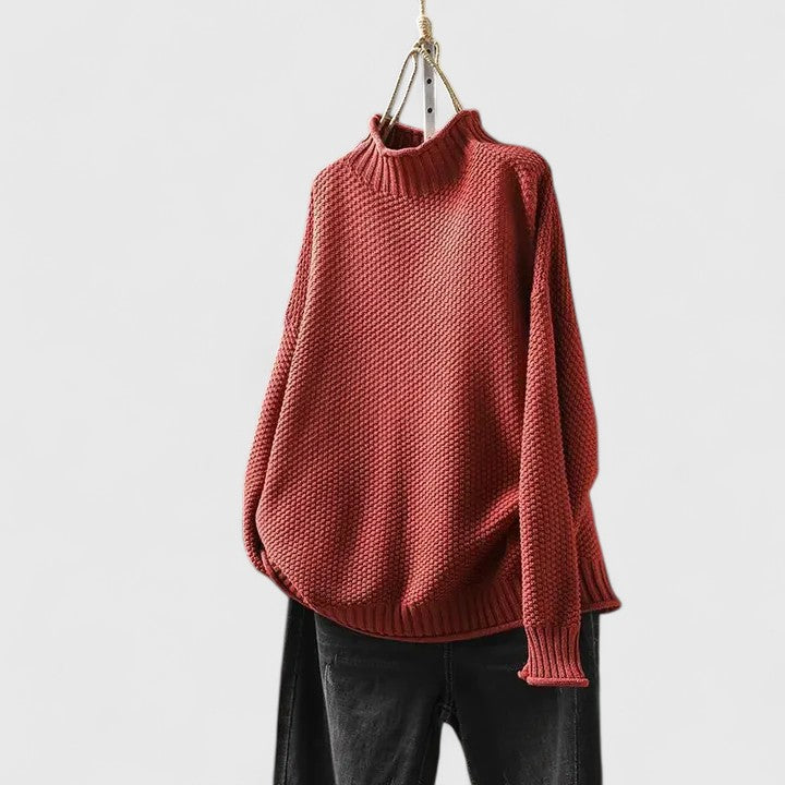 Covernorth Women's Oversized Knit Turtleneck Sweater