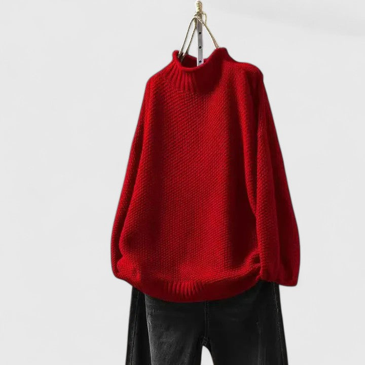 Covernorth Women's Oversized Knit Turtleneck Sweater
