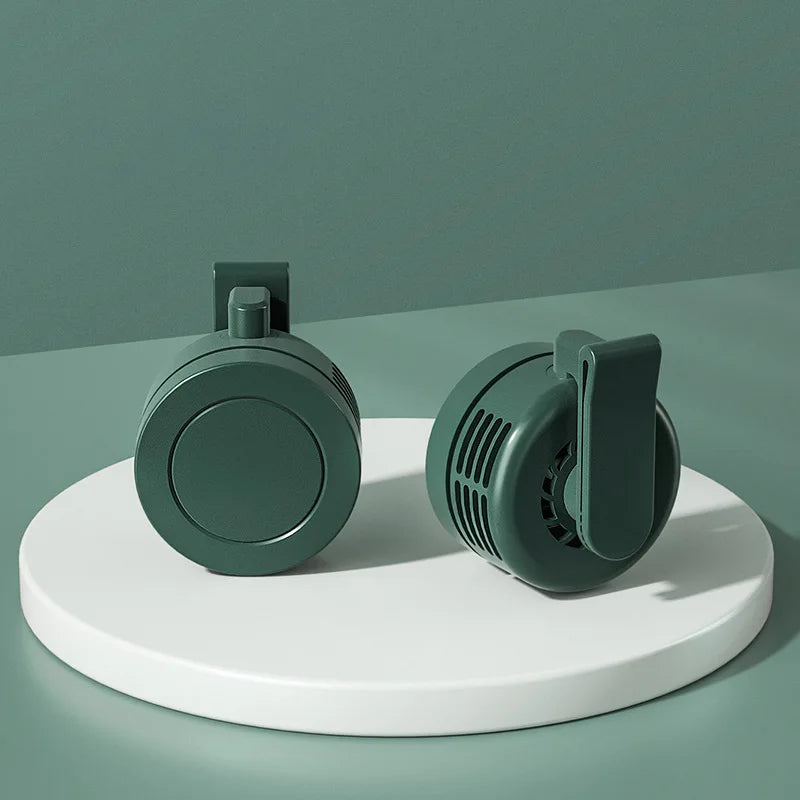 Portable Waist Clip Fan | Strong Airflow & USB Recharge | Indoor & Outdoor