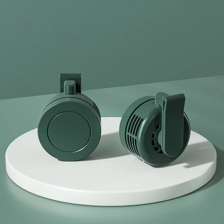 Portable Waist Clip Fan | Strong Airflow & USB Recharge | Indoor & Outdoor