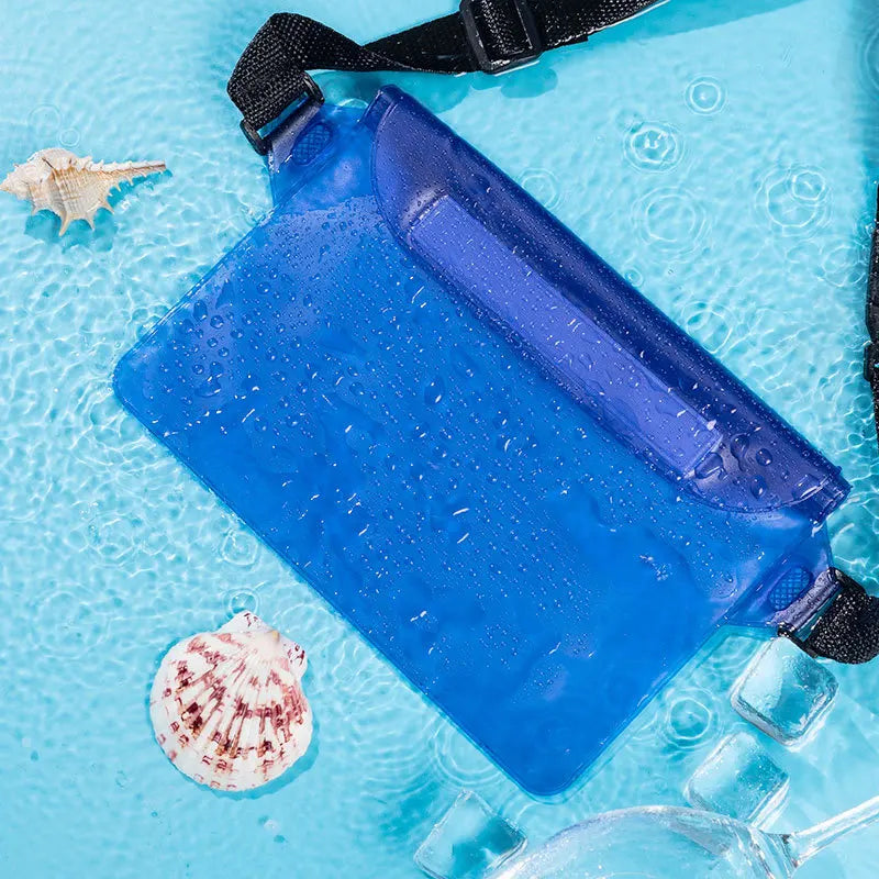Waterproof Waist Pouch │ Dry Bag with Triple Seal Protection │ Beach & Swimming