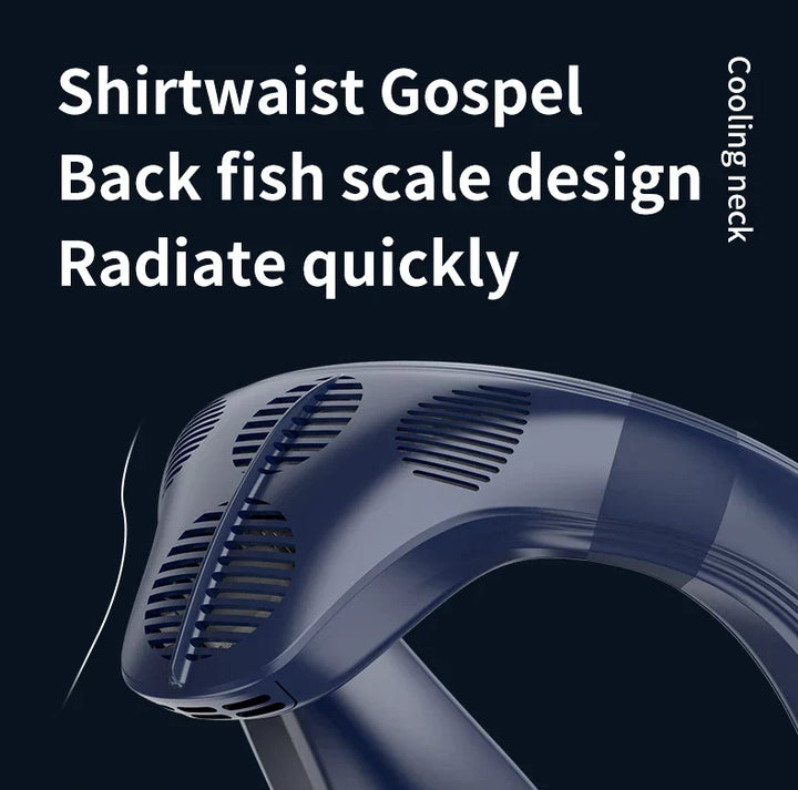 Portable Neck Fan | Hands-Free Cooling & Long Battery | Outdoor, Travel & Work