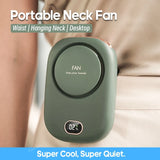 Portable Neck Fan | LED Quiet Hands-Free | Travel, Office