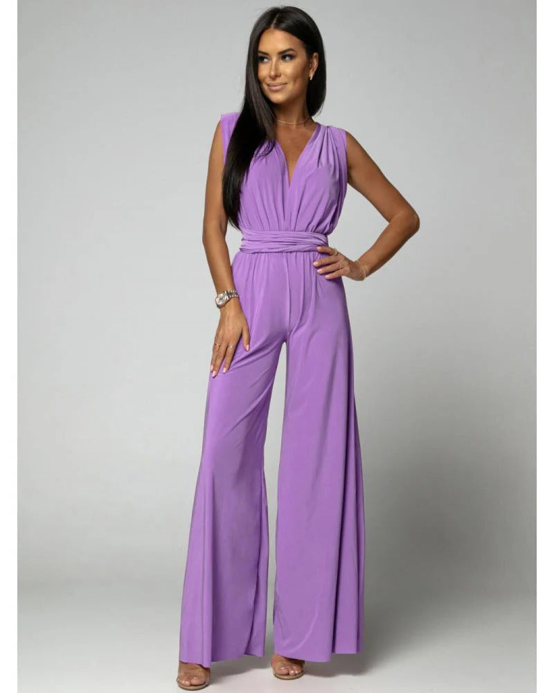 Covernorth Women's Halter Neck Wide-Leg Jumpsuit