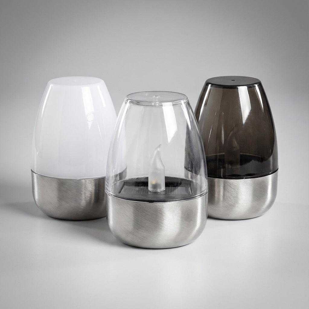 Solar-Powered Candle Lamp | Flame Effect, Auto-Sensor | Patio, Garden