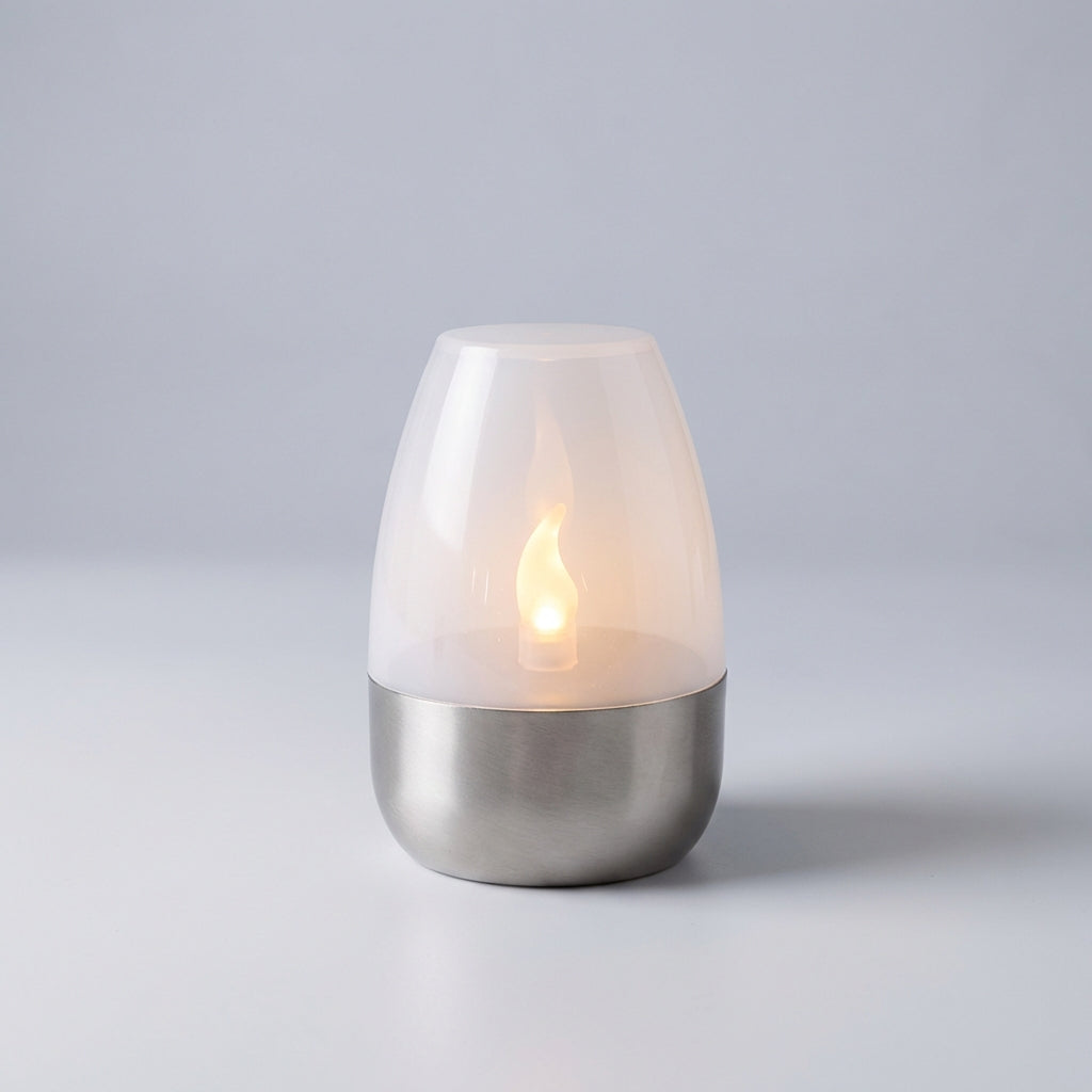 Solar-Powered Candle Lamp | Flame Effect, Auto-Sensor | Patio, Garden