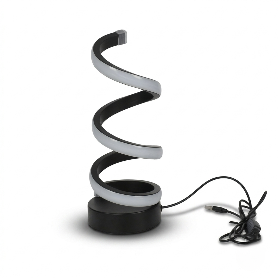 Spiral LED Desk Lamp