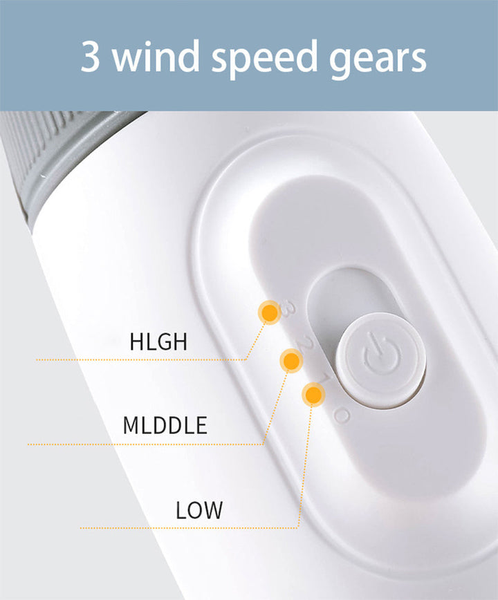 2-in-1 Pet Hair Dryer | 3 Heat Speeds & Self Cleaning | Grooming | White