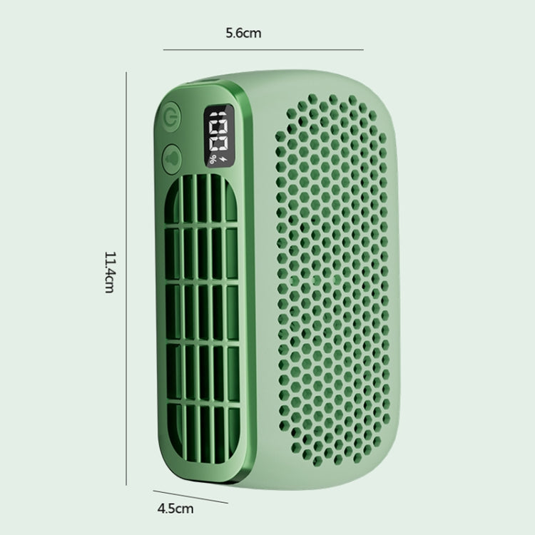 Portable Mini Fan | 5 Speeds, LED Display, Power Bank | Desk & Travel | Pink