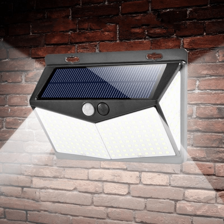 Ultra-Bright 270° Wide Angle Motion Sensor Outdoor Solar Light