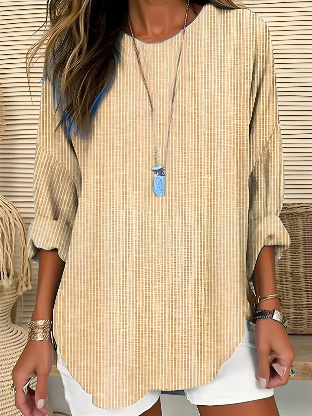 Covernorth Women’s Striped Long-Sleeve Tunic