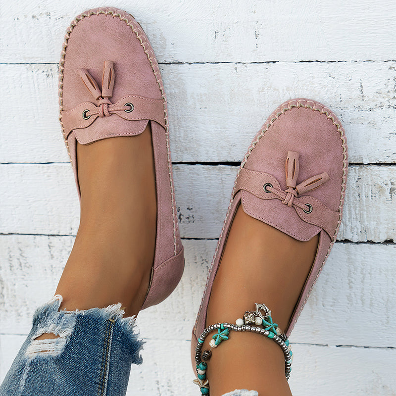 Women's Suede Tassel Loafers
