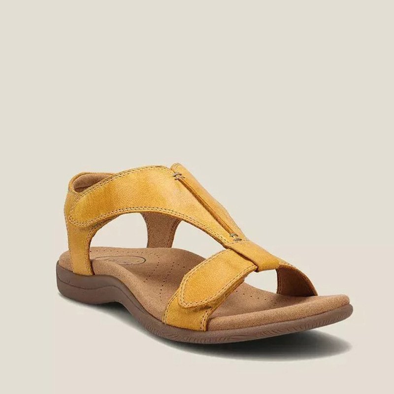 Covernorth Women’s Leather Strappy Comfort Sandals