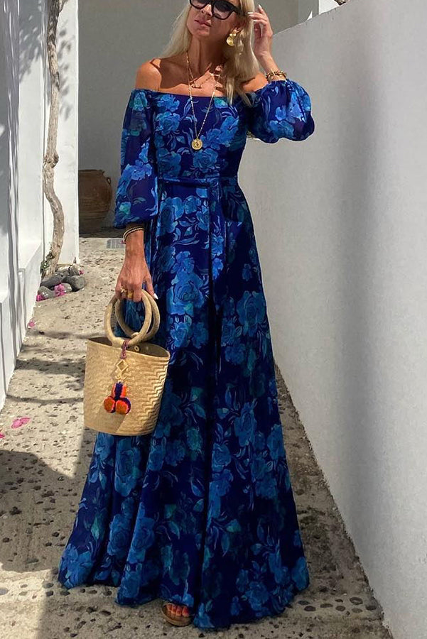 Covernorth Women’s Off-The-Shoulder Floral Maxi Dress