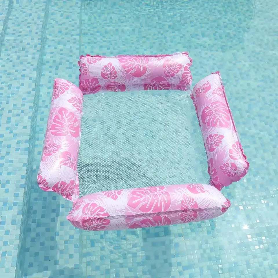 Inflatable Water Hammock | Cooling Mesh Seat | Pool & Lake Lounge