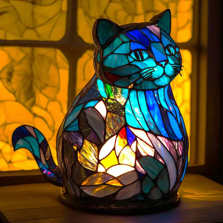 Handcrafted Mosaic Animal Table Lamp