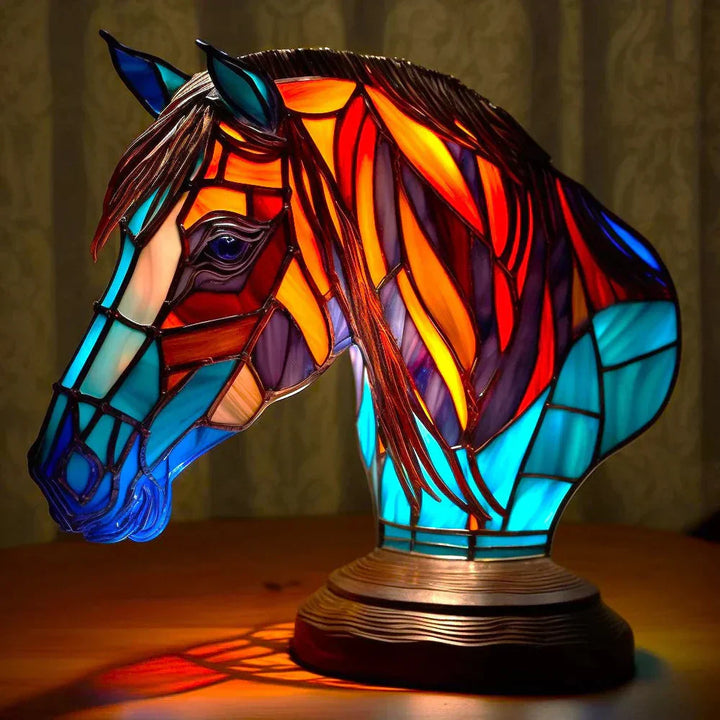 Handcrafted Mosaic Animal Table Lamp