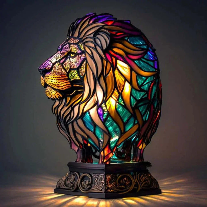 Handcrafted Mosaic Animal Table Lamp