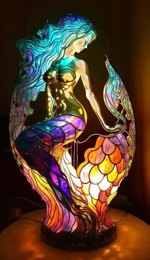 Handcrafted Mosaic Animal Table Lamp