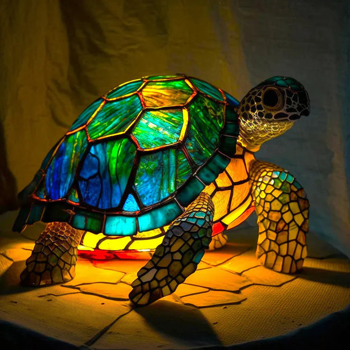 Handcrafted Mosaic Animal Table Lamp