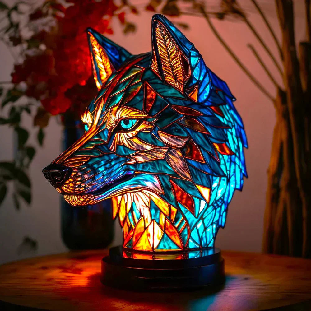 Handcrafted Mosaic Animal Table Lamp